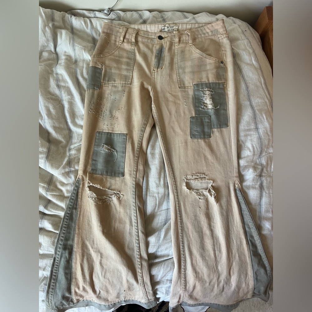 Super RARE Vintage Free People Flare Pants 28